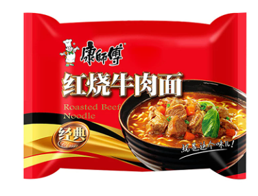 康师傅红烧牛肉面